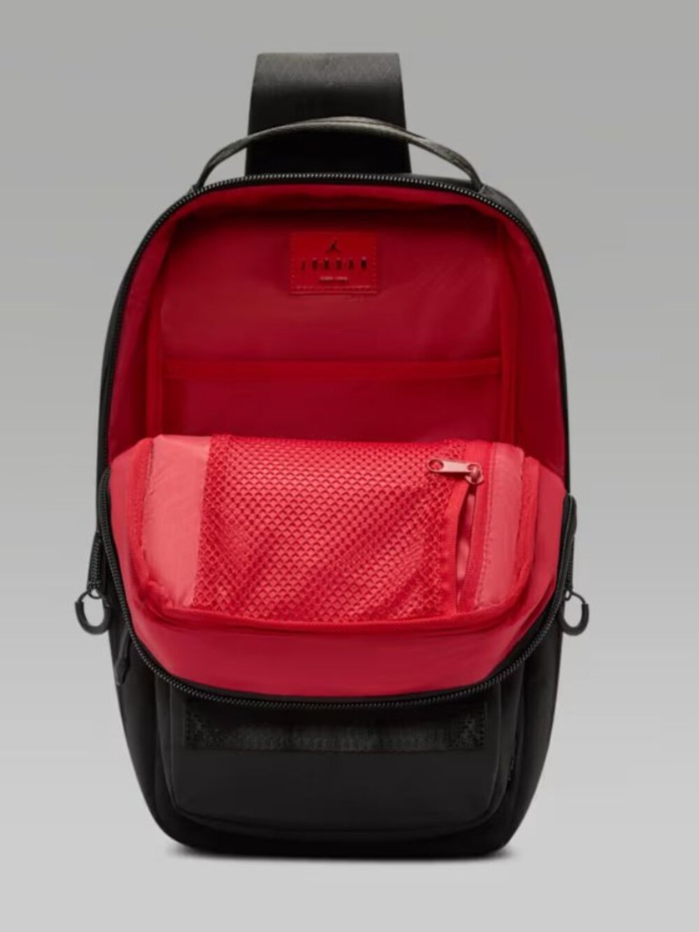 Jordan Collectors Sling Pack Bag (3L) Black/red MA9177-023 Cordura - Picture 3 of 8